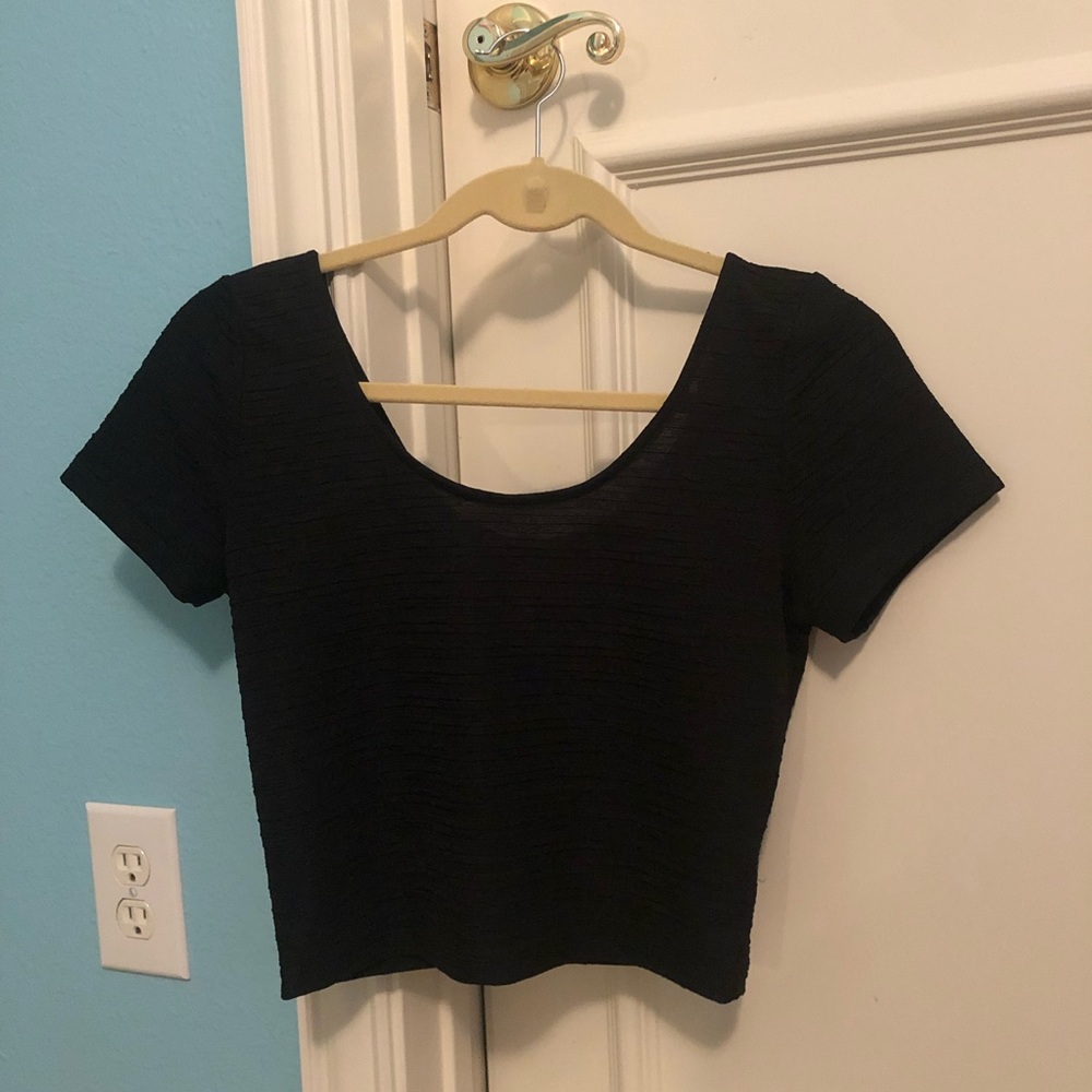 Black Crop Top
